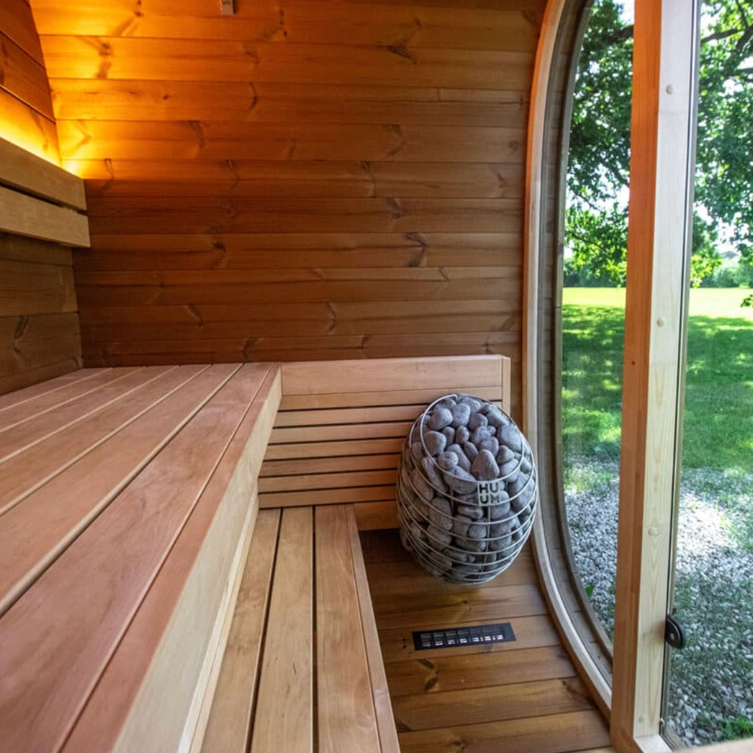 Cubo de sauna sueco frío