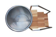 SwedishCold.com Kühlwanne - Holz und Stahl