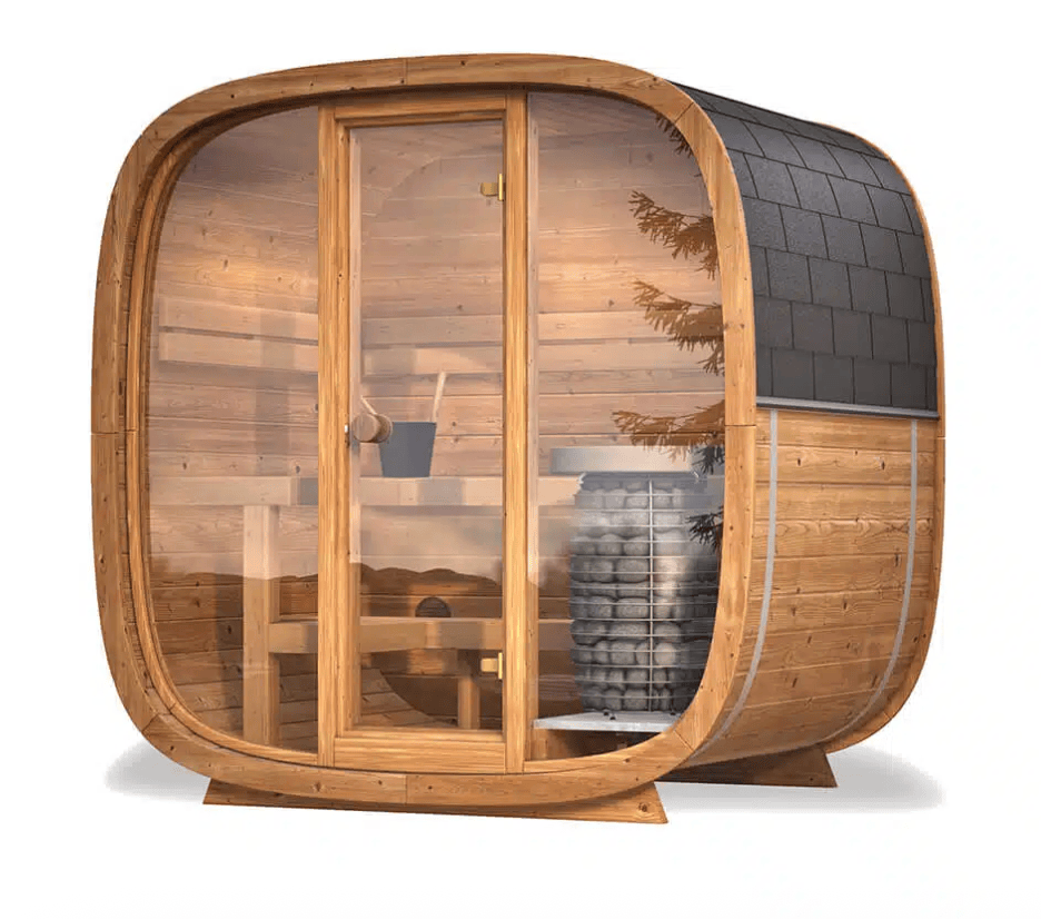 Cubo de sauna sueco frío