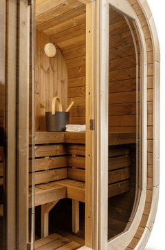 Cubo de sauna sueco frío
